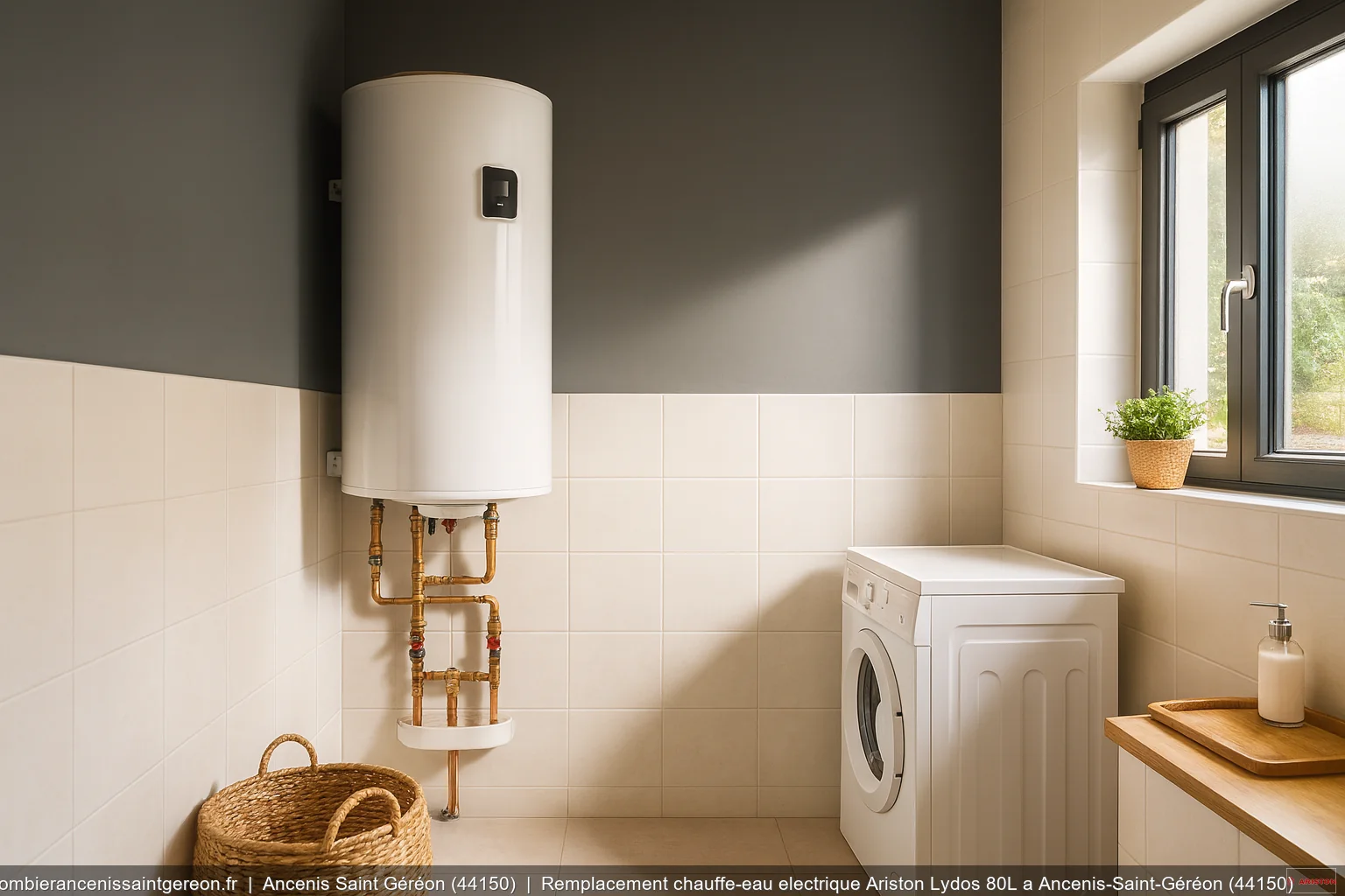 Remplacement chauffe-eau electrique Ariston Lydos 80L a Ancenis-Saint-Géréon (44150)